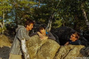 machapuchare yoga escalade forêt de fontainebleau