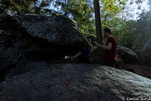 machapuchare yoga escalade forêt de fontainebleau