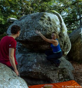 machapuchare yoga escalade forêt de fontainebleau